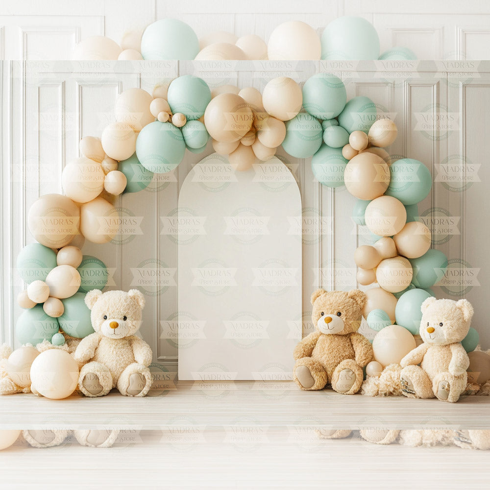 Teddy Birthday - Printed Backdrop