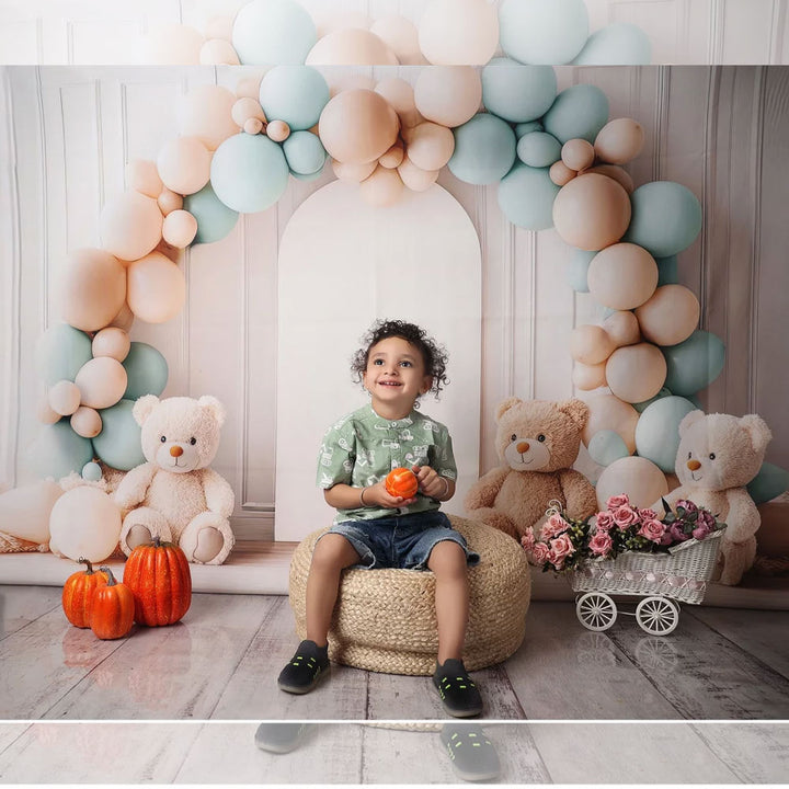 Teddy Birthday : Baby Backdrops 