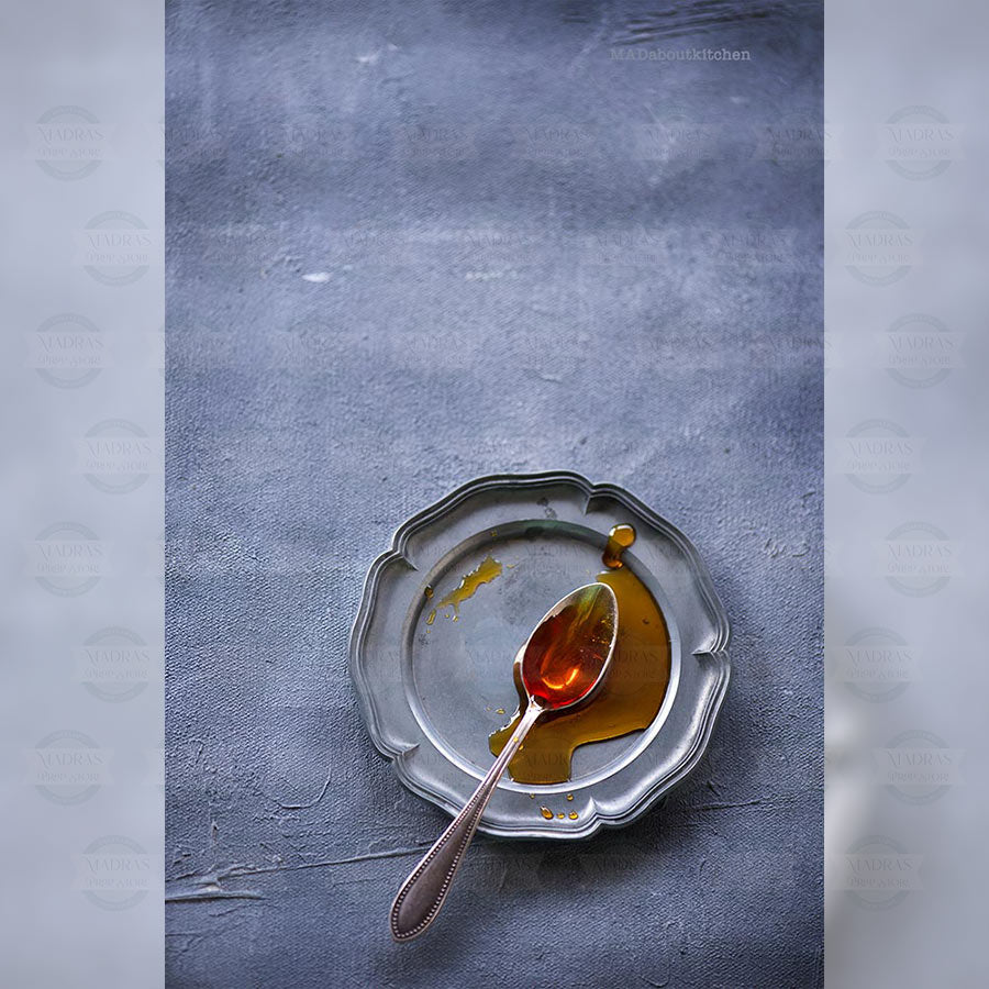 Textured Grey Canvas - Painted Food Backdrops