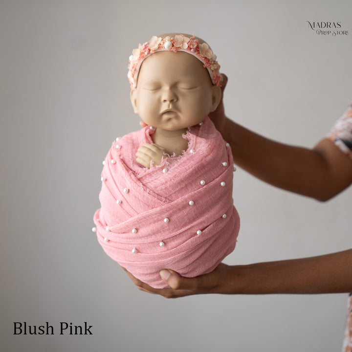 Textured Pearl Wrap : Baby Props