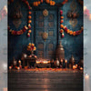The Diya - Printed Backdrop - Fabric - 8 by 12 feet | D856