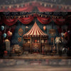 The Bombay Circus - Printed Backdrop - Fabric - 5 by 7 feet