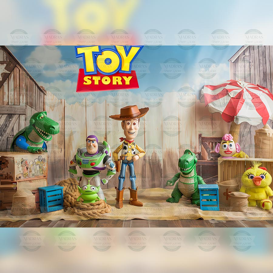 Toy Story - Baby Printed Backdrops 