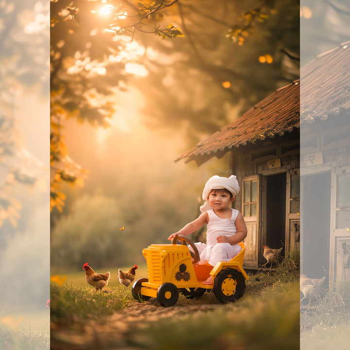 Tractor Prop With Plough : Baby Props