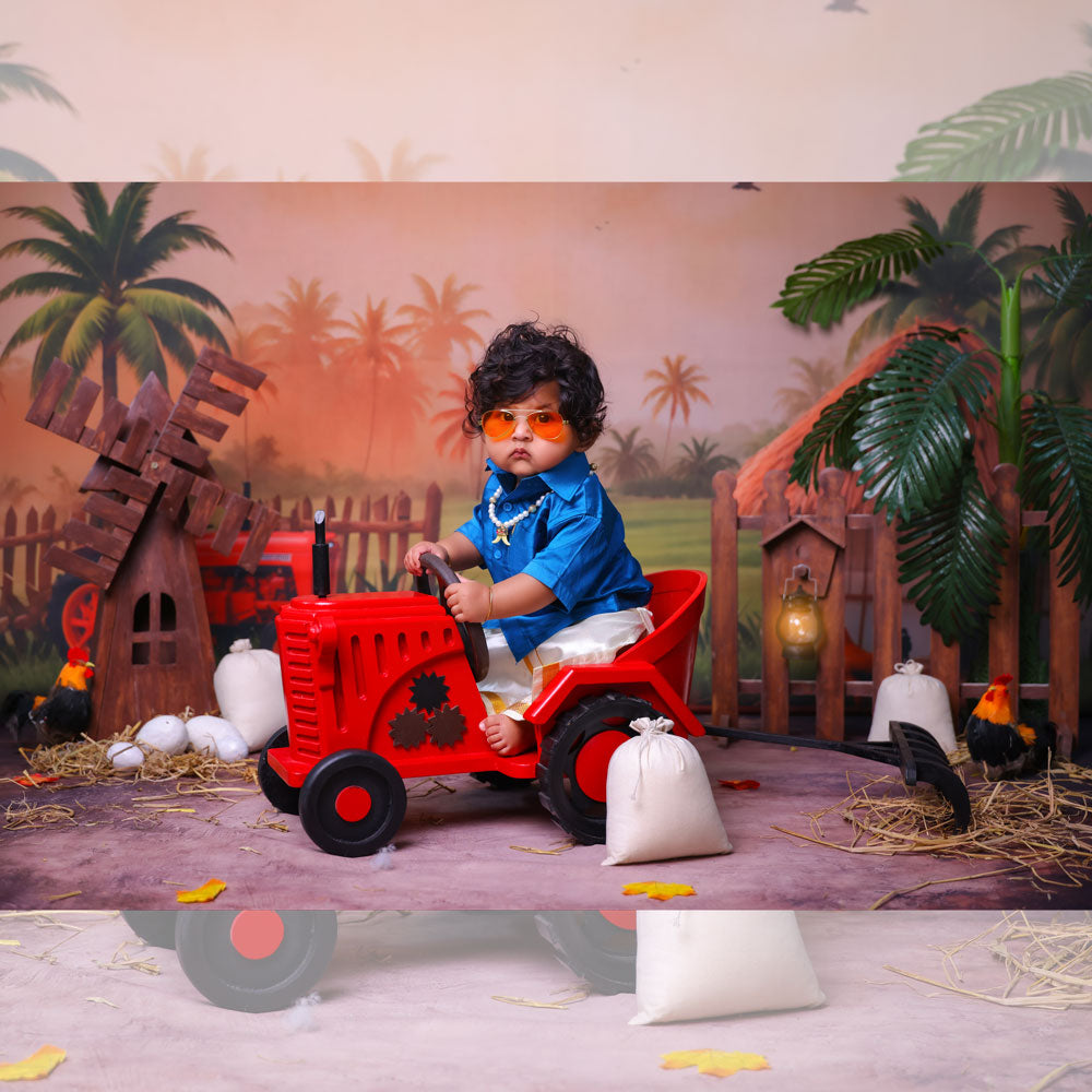 Tractor Prop With Plough : Baby Props