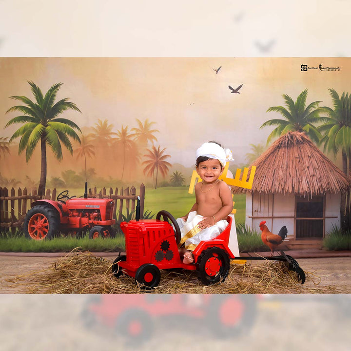 Tractor Prop With Plough : Baby Props