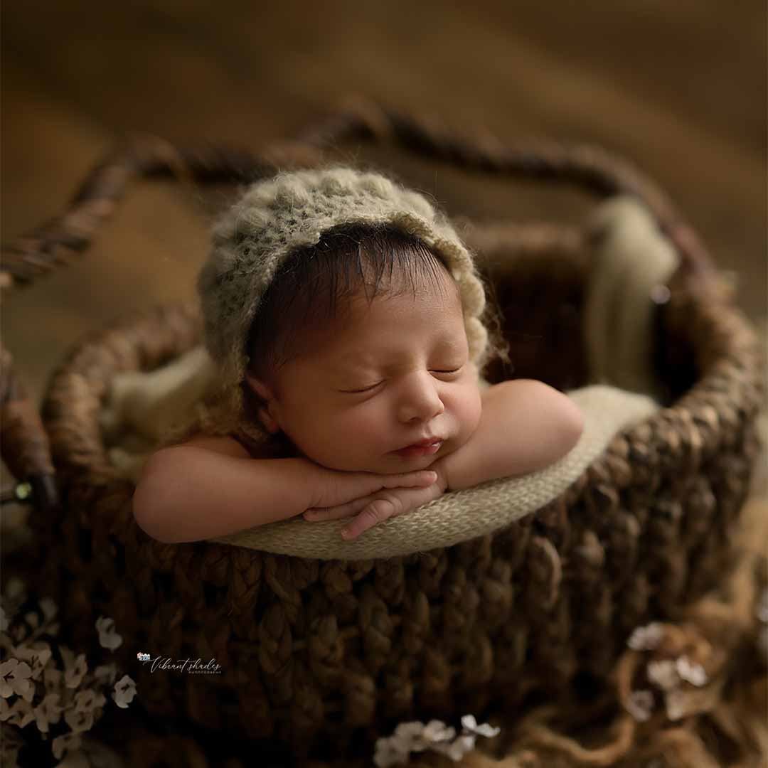 Newborn Must-have Combo | Wrap + Cap + Headband| 215 CM Long - Duskey White : Baby Props