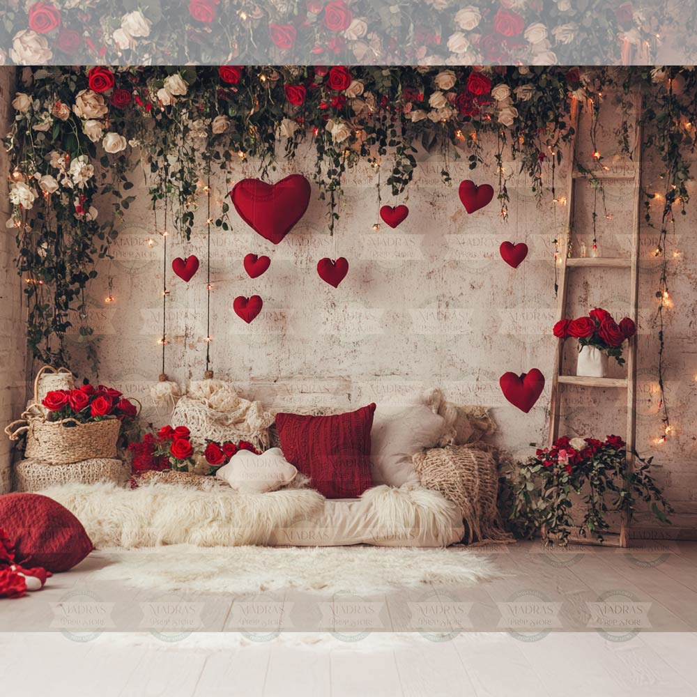 Valentine Hideout : Baby Backdrop