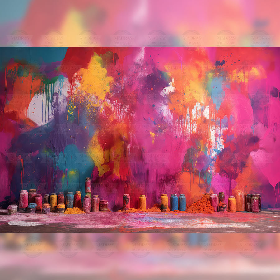 Vibrant Canvas - Printed Backdrop