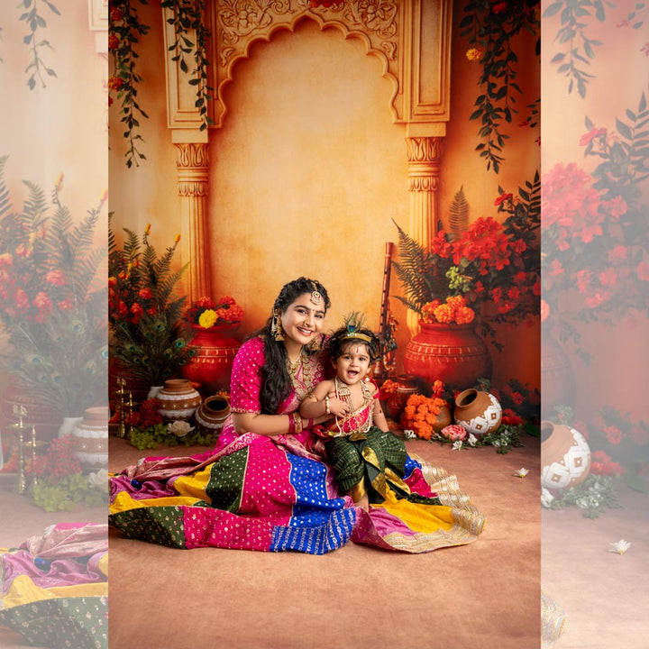 Vrindavan Courtyard : Maternity Backdrops