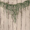 Vintage Cream Wood With Garland - Printed Backdrop - Fabric - 5 by 7 feet