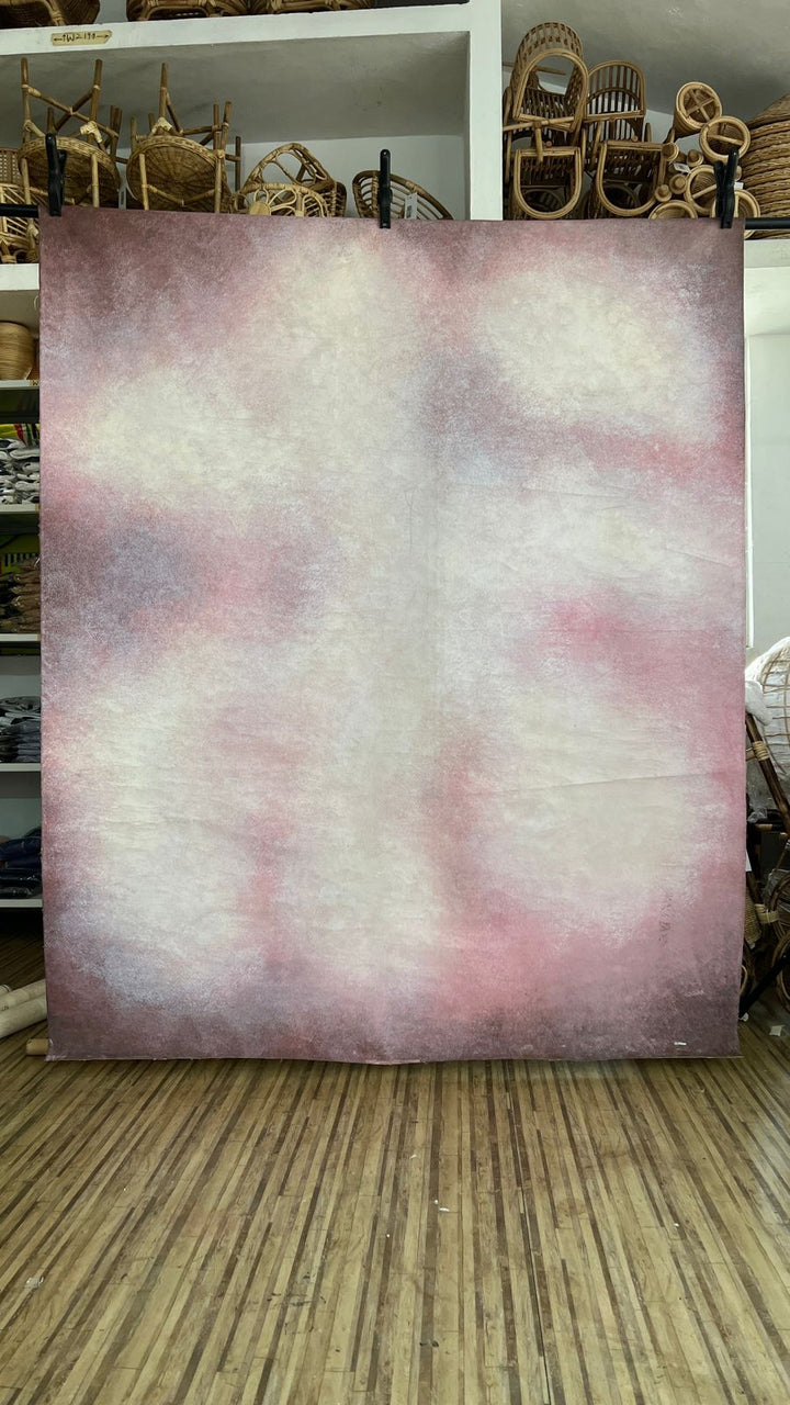 Strawberry Canvas - Painted Backdrop - 5 by 6 feet | D570