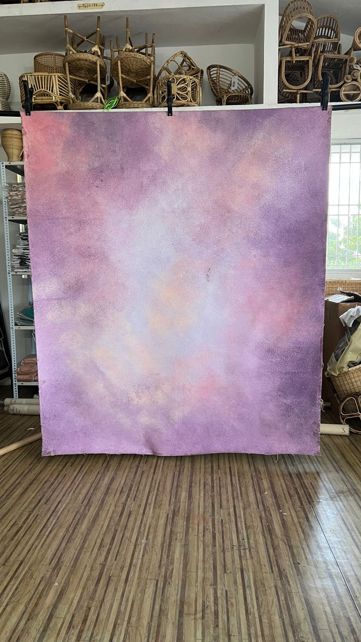 Lilac Canvas - Painted Backdrop - 5 by 6 feet | D565