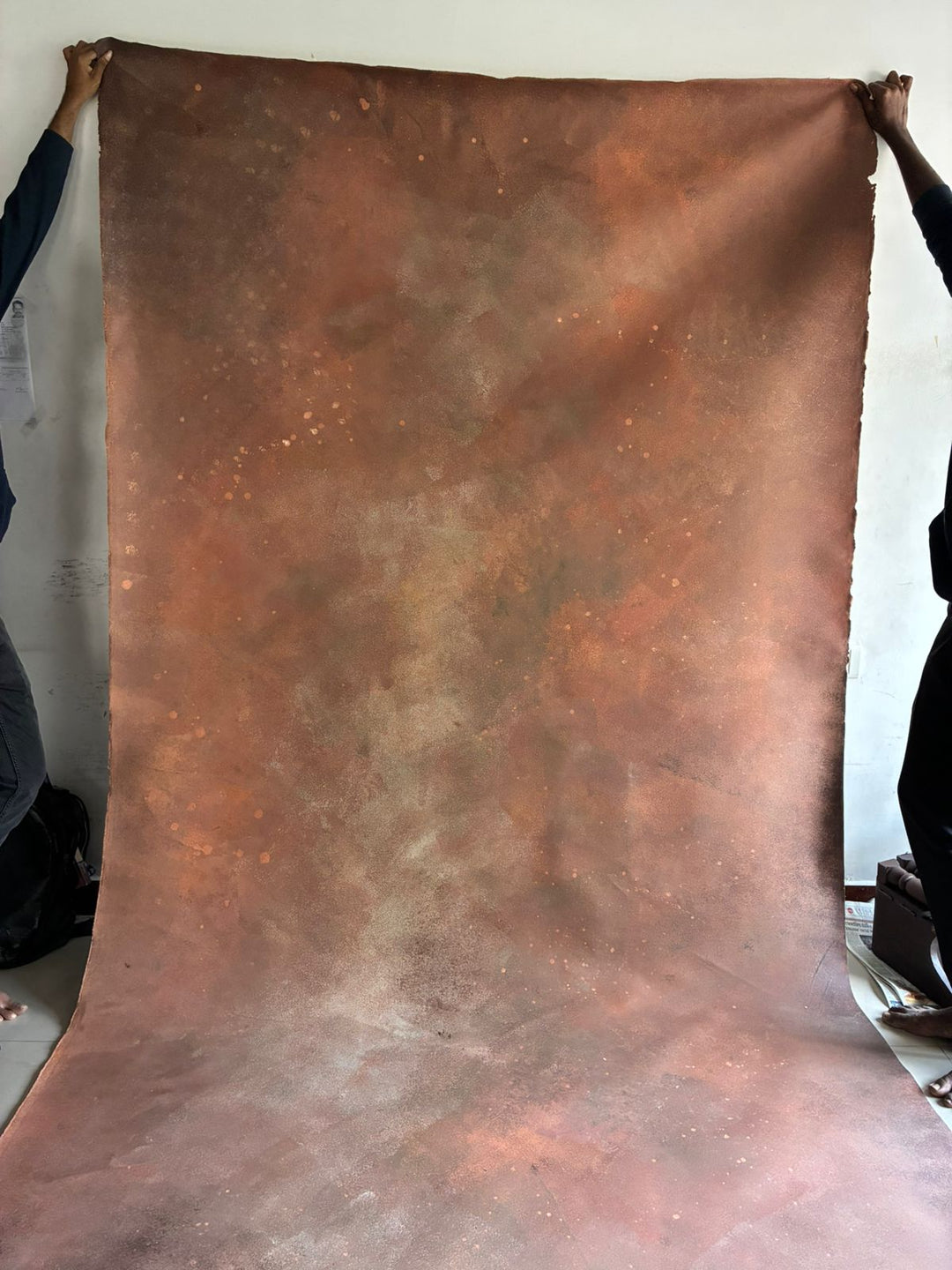 Brown Canvas - Painted Backdrop - 6 by 12 feet | D699