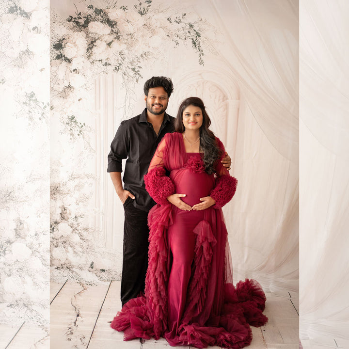 Whispering Whites : Maternity Backdrops