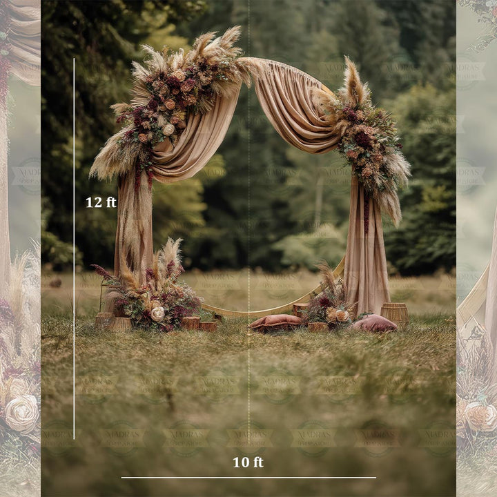 Wild Elegance : Maternity Backdrop
