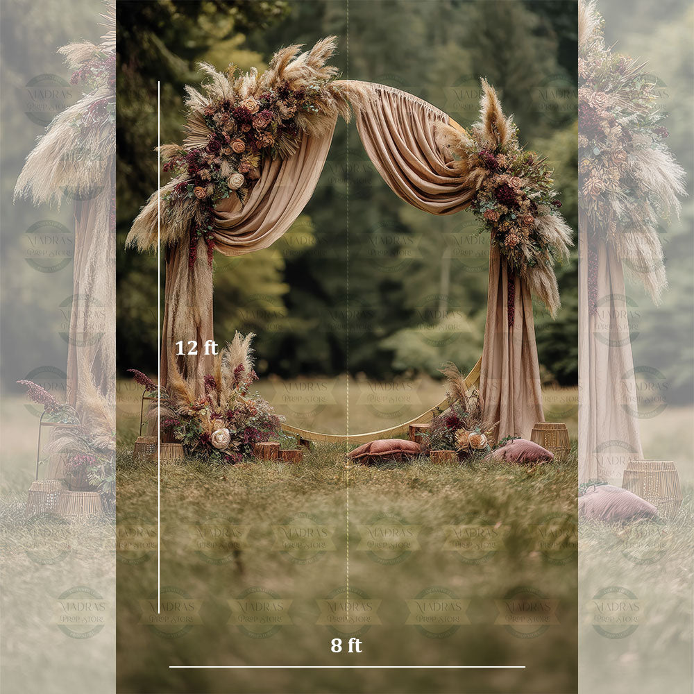 Wild Elegance : Maternity Backdrop