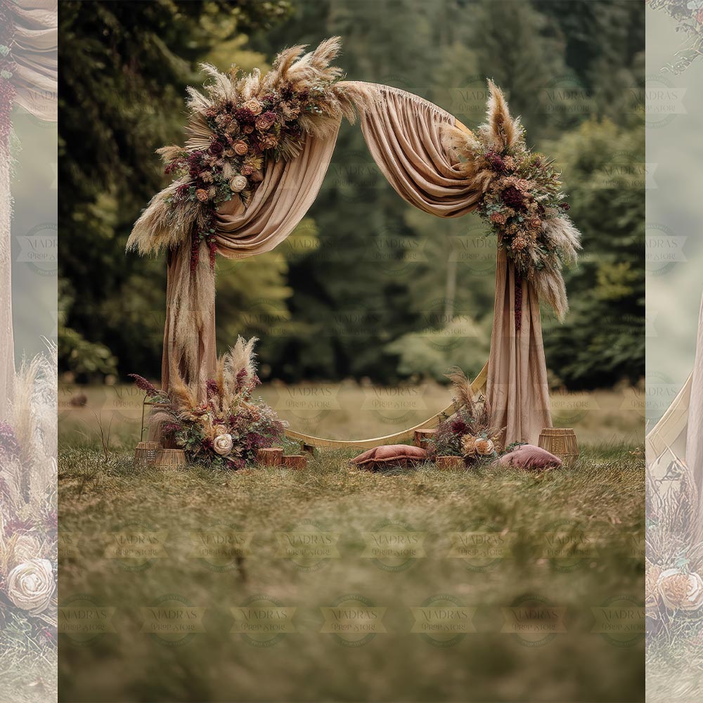 Wild Elegance : Maternity Backdrop