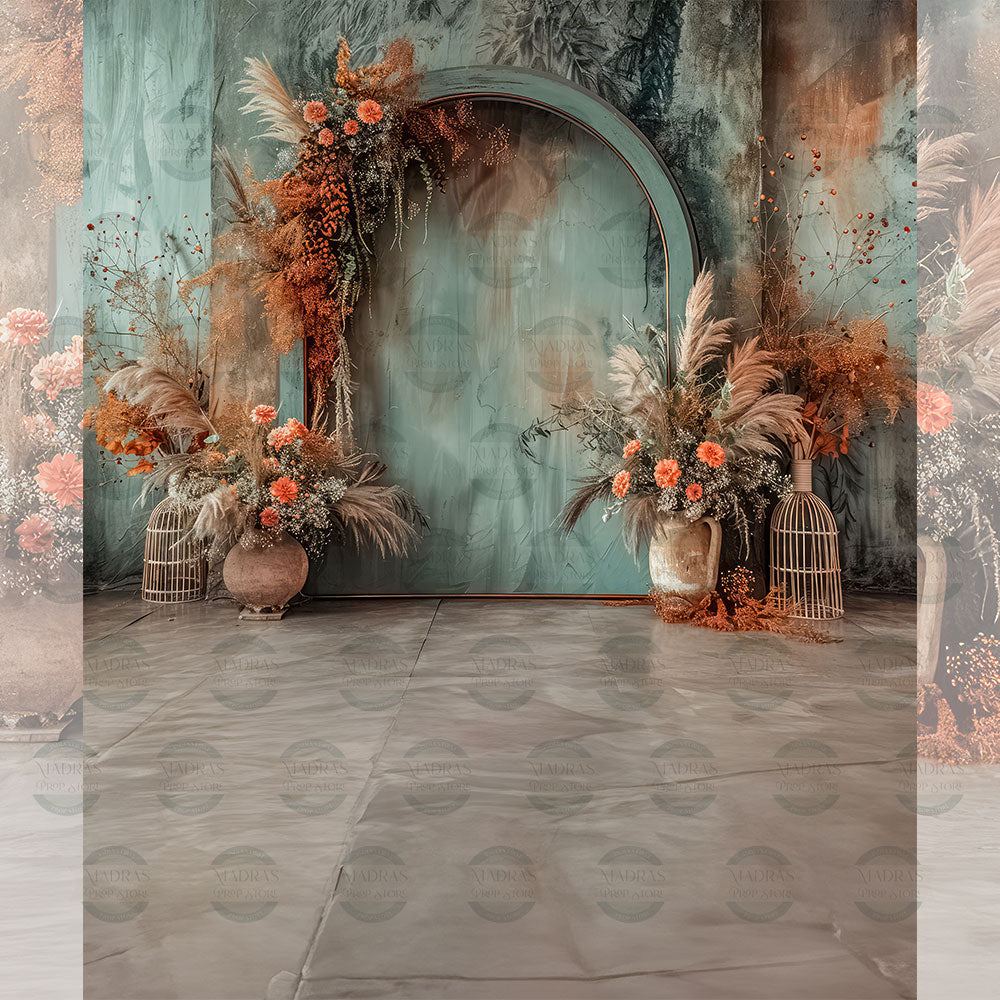 Wildflower - Printed Backdrop - Fabric - 8 by 12 Feet | Madras Prop Store