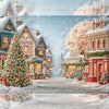 Winter Village - Baby Printed Backdrops