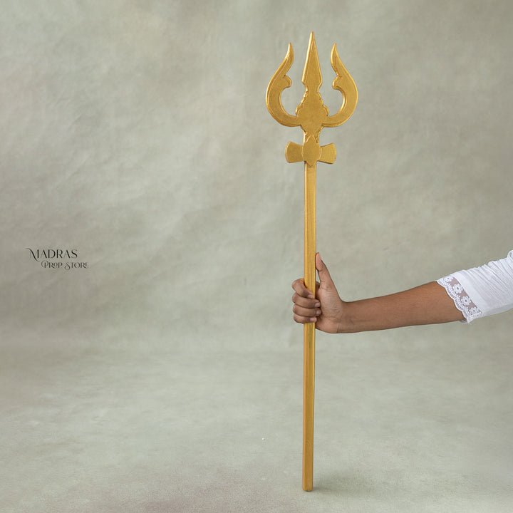 Wooden Trishul : Baby Props
