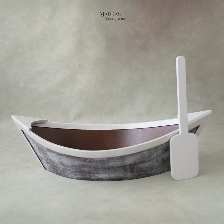 Wooden Boat Prop - Brown Dual Side (Only For Self Pickup) : Baby Props