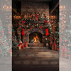 Xmas Cheer Corner - Printed Backdrop - Fabric - 6 by 12 Feet