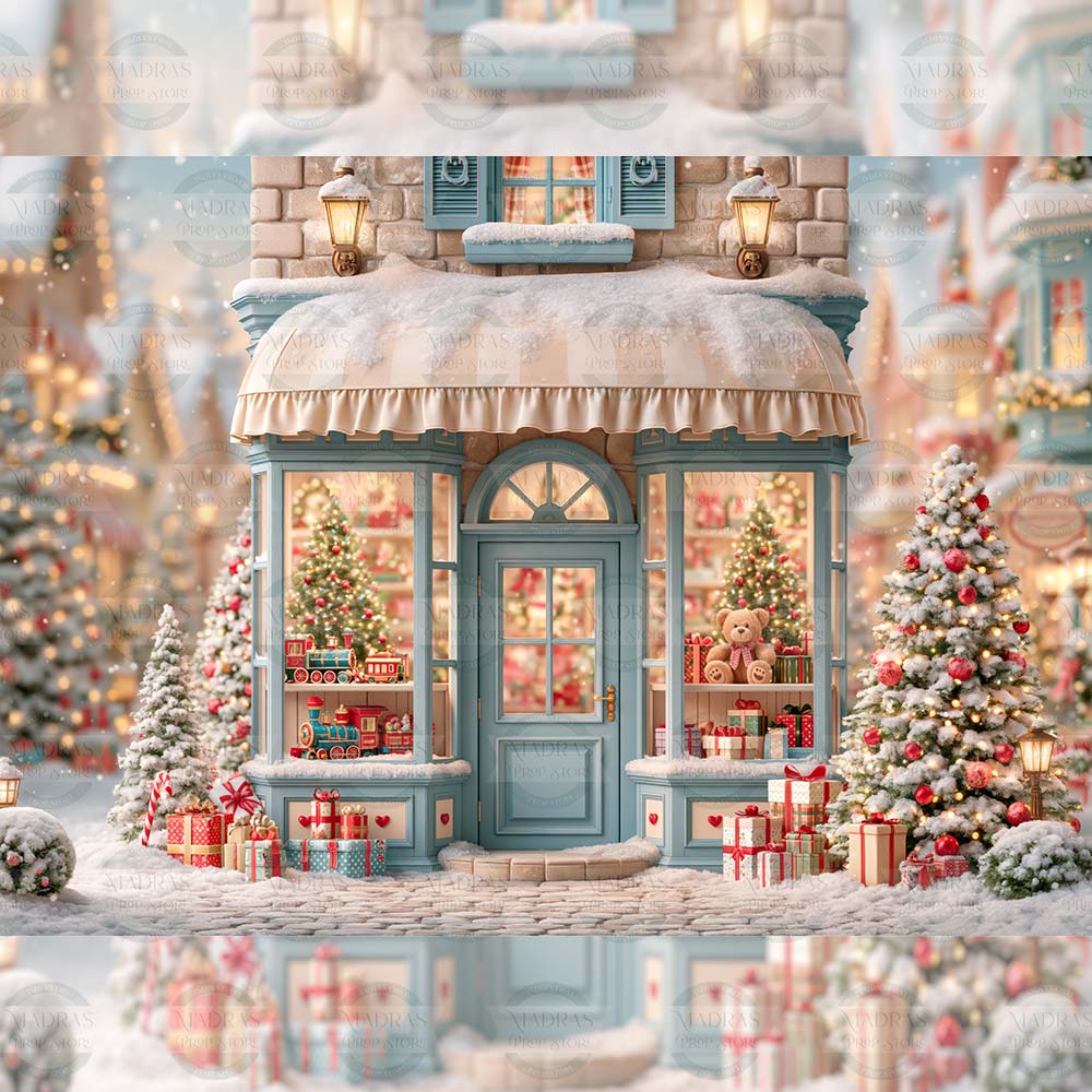 Xmas Gift Shop : Baby Backdrops