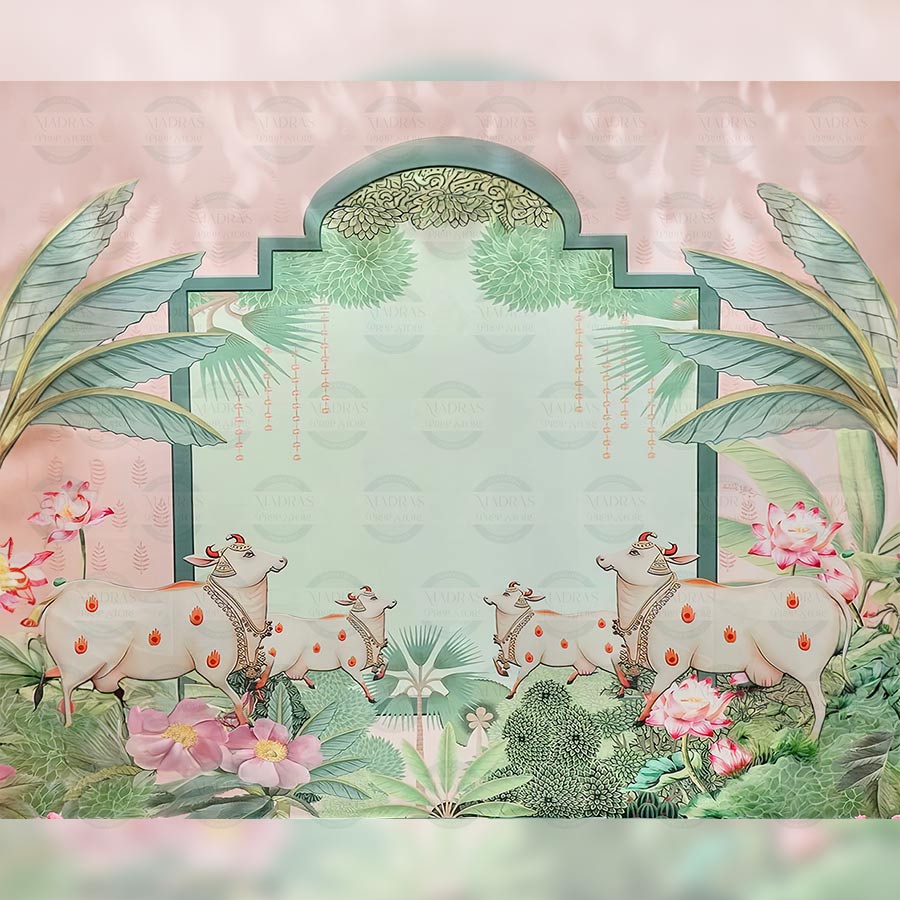 Yadhava Garden - Printed Backdrop