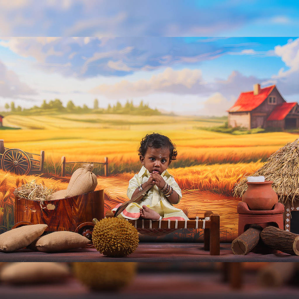 Agriculture : Baby Backdrop  