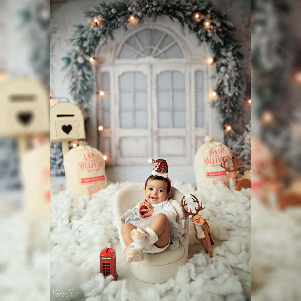 Let it Snow :  Maternity Backdrops 