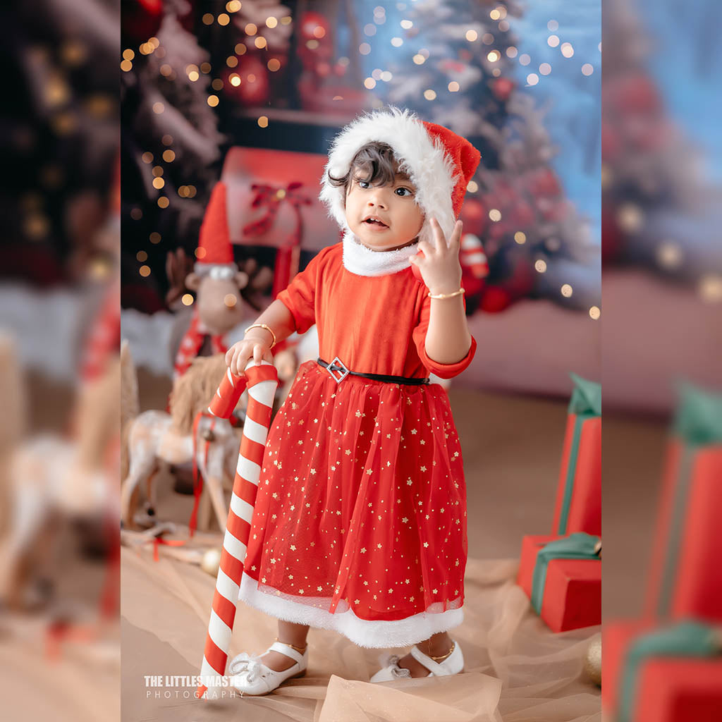 Santa Gown | 9 to 12 Months : Baby Props