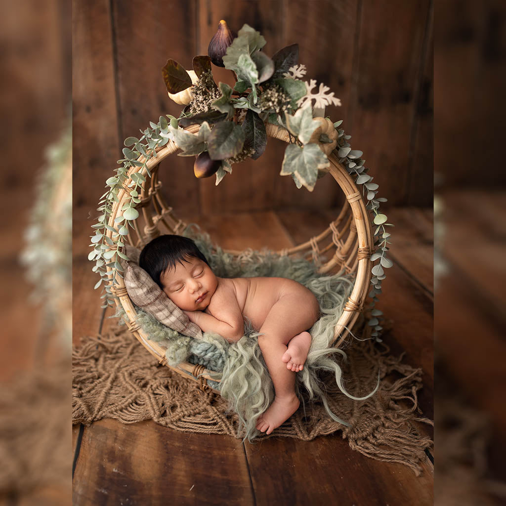 Cane Swing Basket : Baby Props