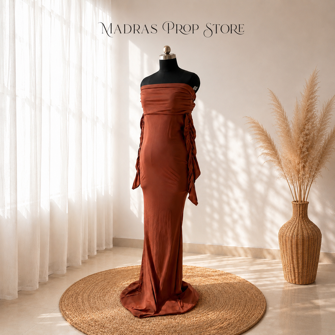 Rust Bloom Gown