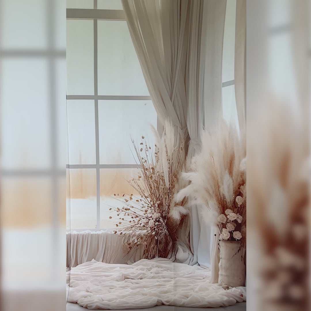Boho Breeze - Printed Backdrop - Fabric - 8 by 10 feet | D842
