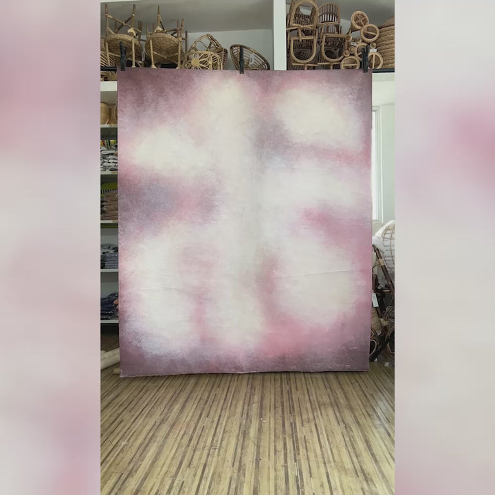 Strawberry Canvas - Painted Backdrop - 5 by 6 feet | D570
