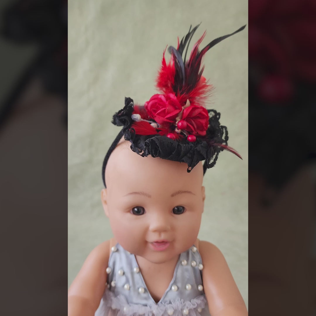 Black Fashionista Headband : Baby Props