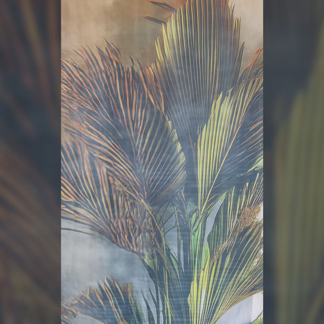 Palm Court - Printed Backdrop - Fabric - 8 by 12 feet | D872