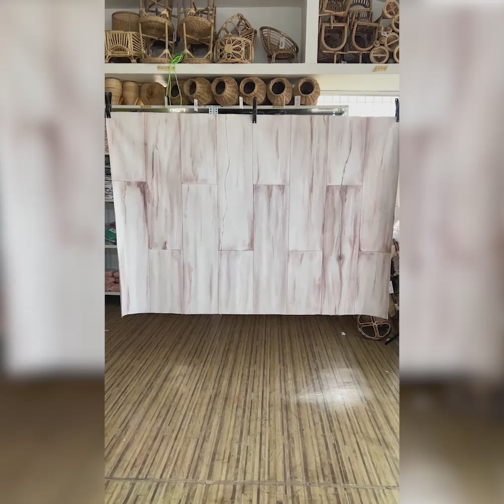 Brown white Wood - Painted Backdrop - 6 by 4 feet | D571