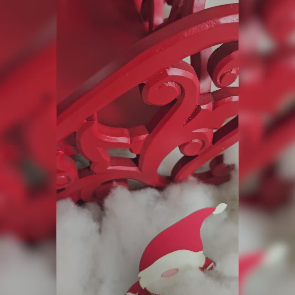 The Red Sleigh Set : Baby Props