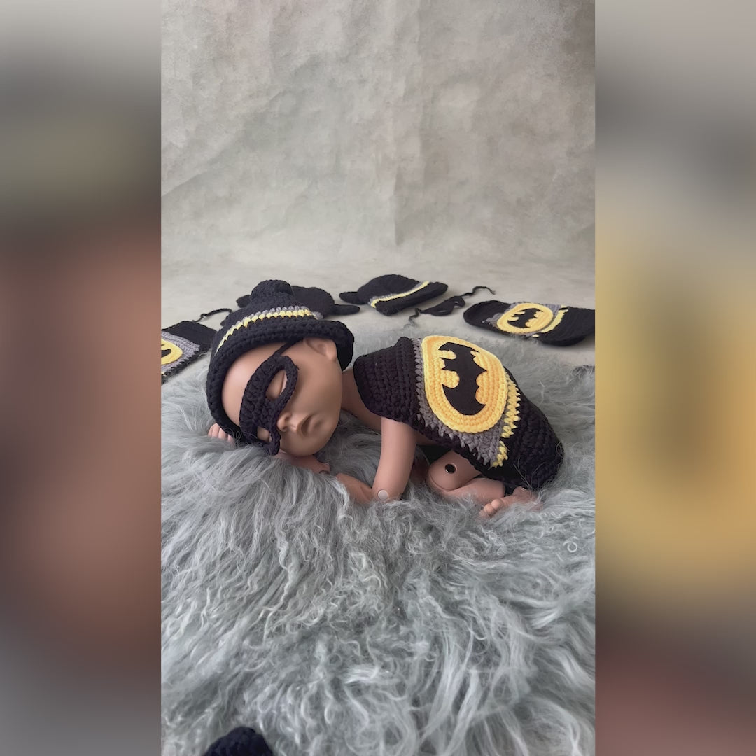 Batman Costume Newborn : Baby Props