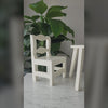 Set Of 2 Chairs and 1 Table Garden Set : Baby Props