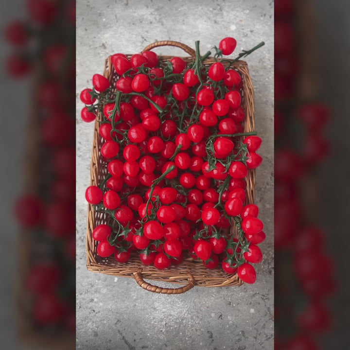 Red Cherry Tomato Bunch