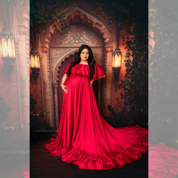 Red Mahal : Maternity Backdrops