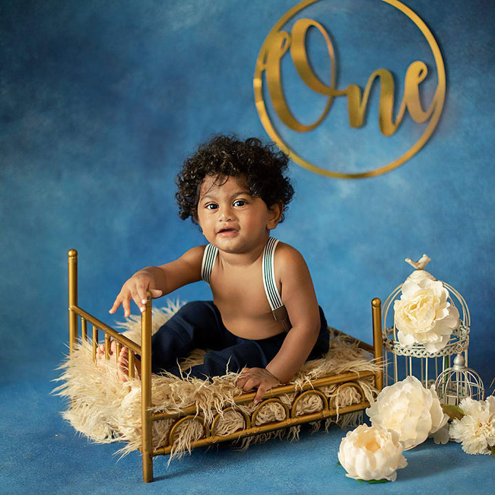 Royal Blue Canvas - Baby Painted Backdrops