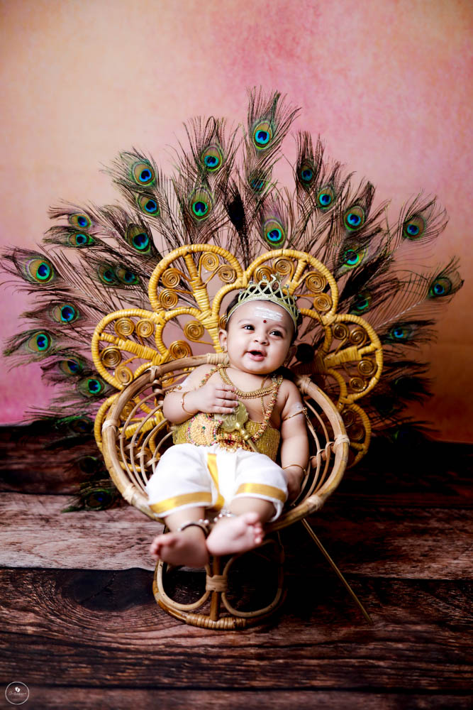 Janmashtami Peacock Poser : Baby Props