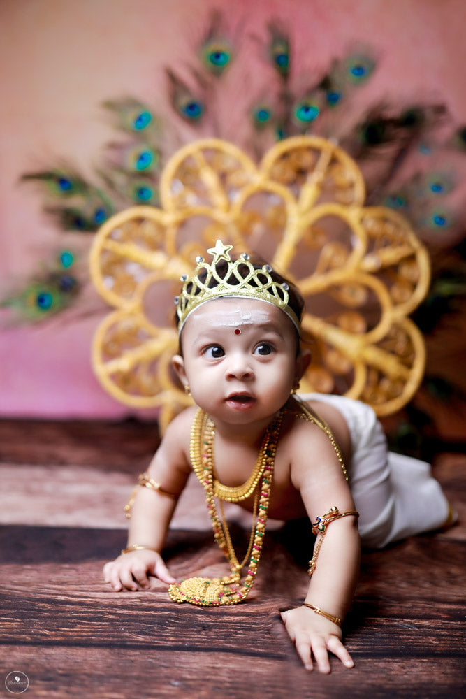 Janmashtami Peacock Poser : Baby Props