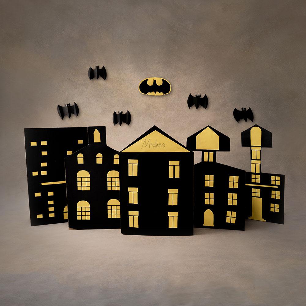 Batman Theme - Printed Backdrop - Fabric - 5 by 7 feet