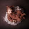 Chocolate Brown Canvas - Baby Painted Backdrops