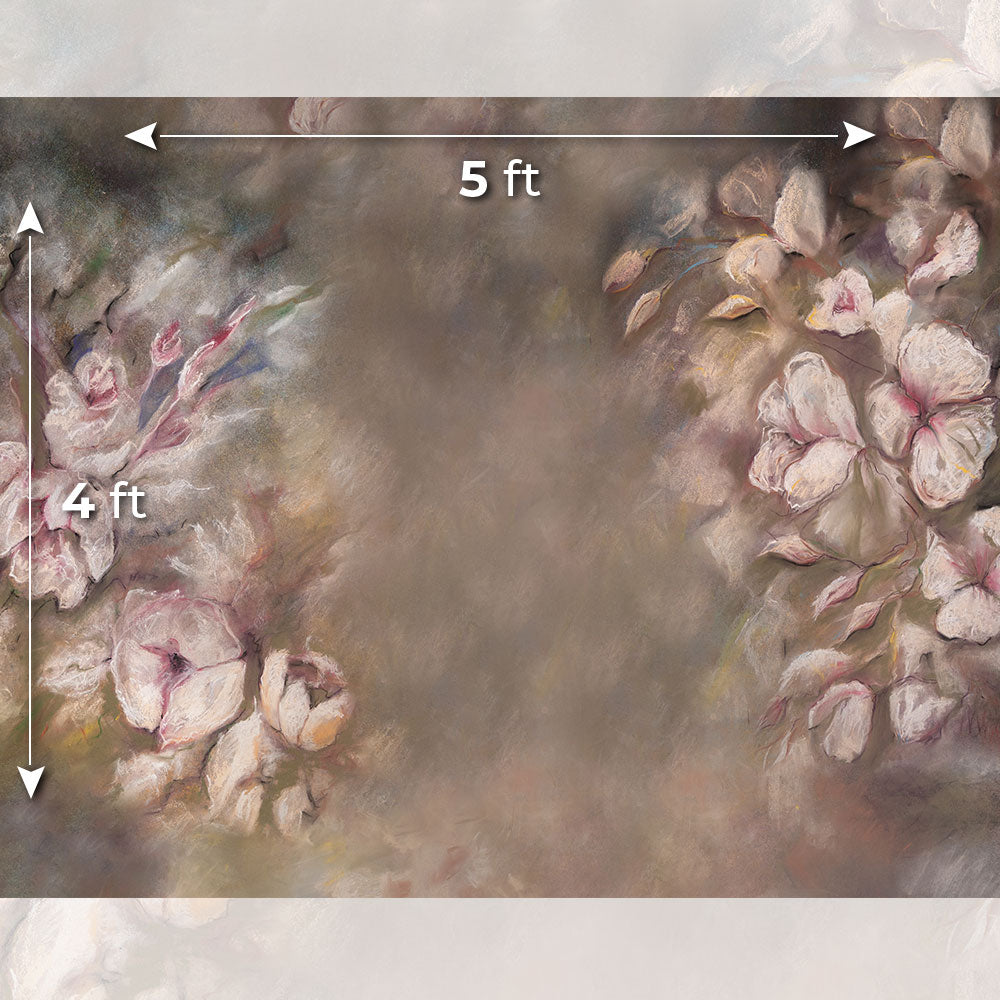 Clauren Floral - Baby Printed Backdrops